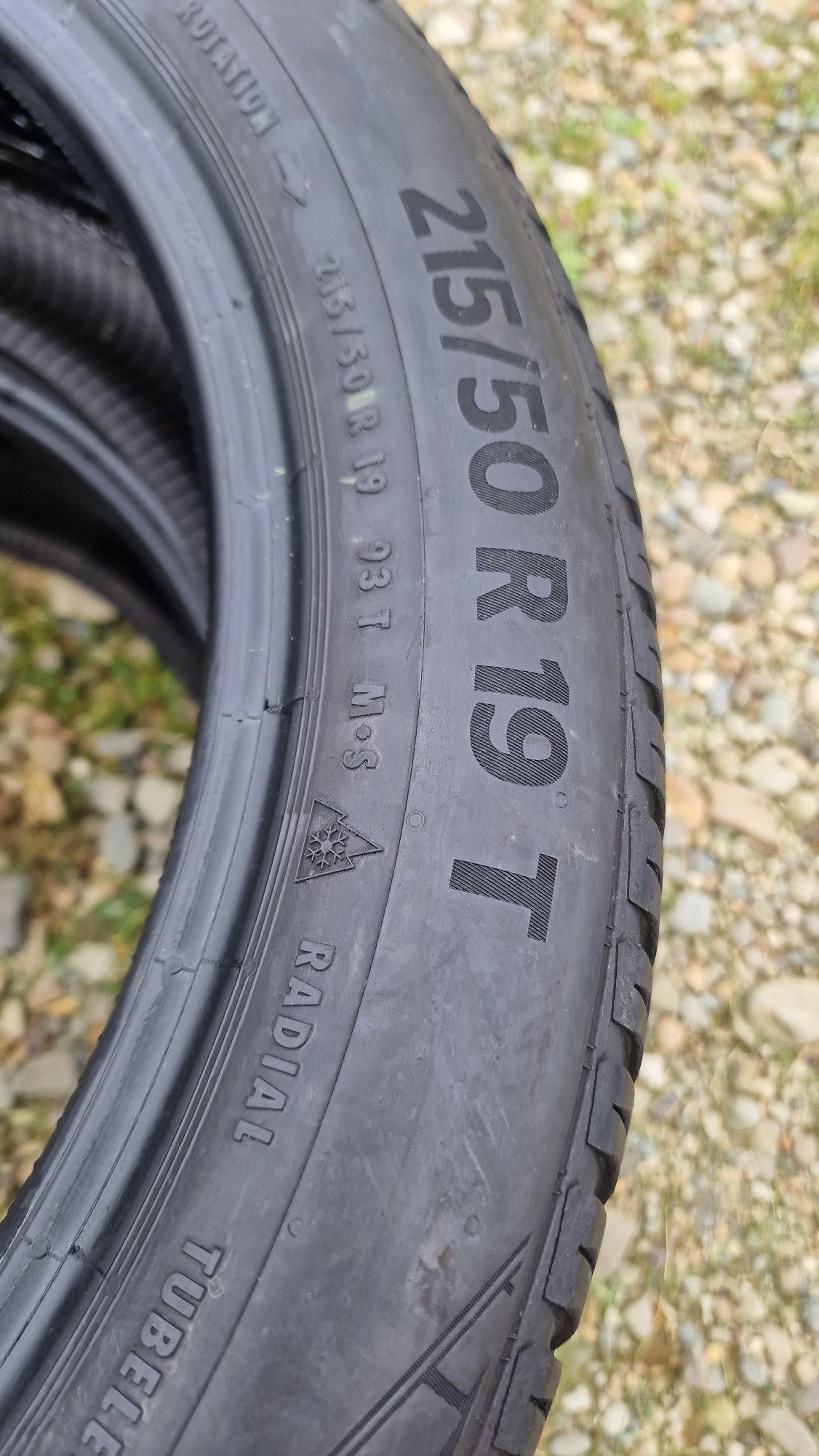 Opony 215/50R19 wielosezonowe. CONTINENTAL. Idealne 2020r.WYSYŁAMY!