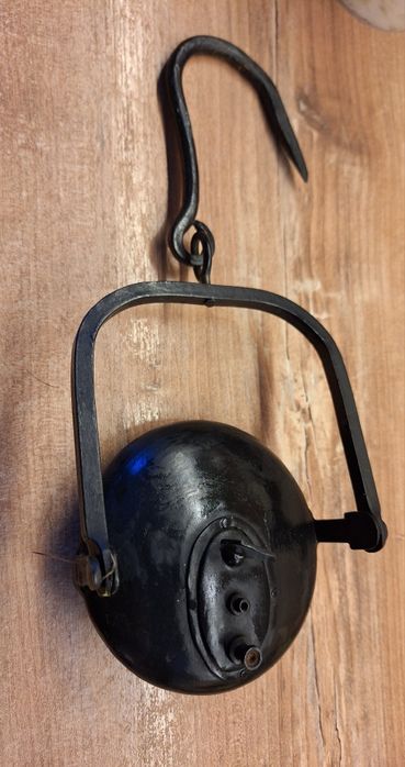 Zabytkowa lampa górnicza