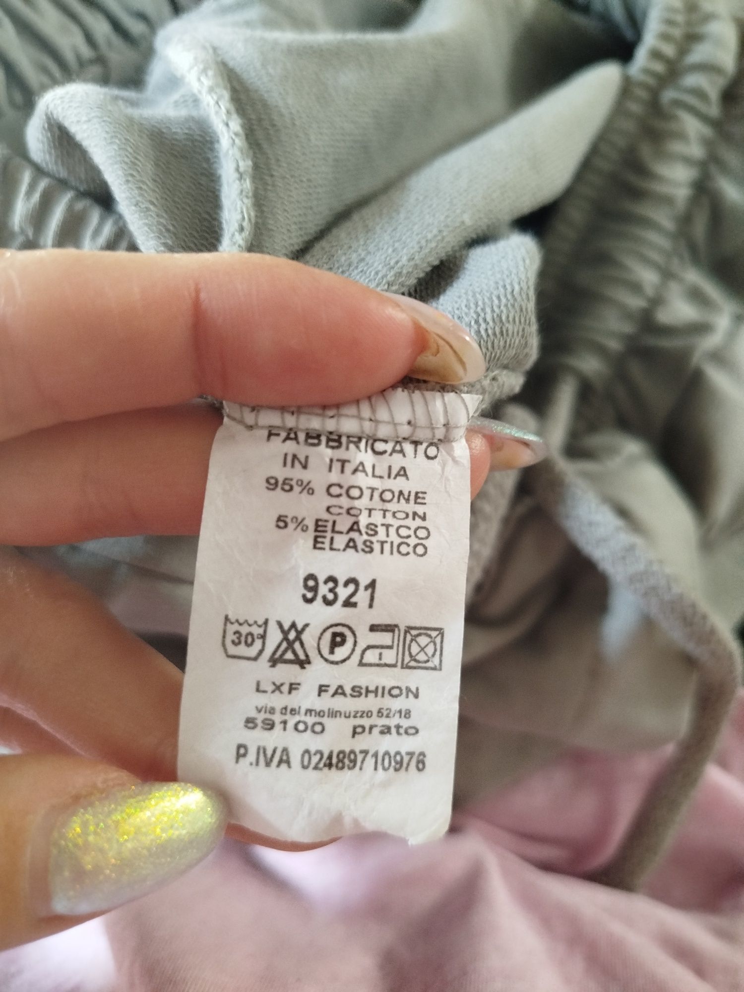 Wiya Uniwersalny Nowy oliwkowy komplet włoski 95% bawełna