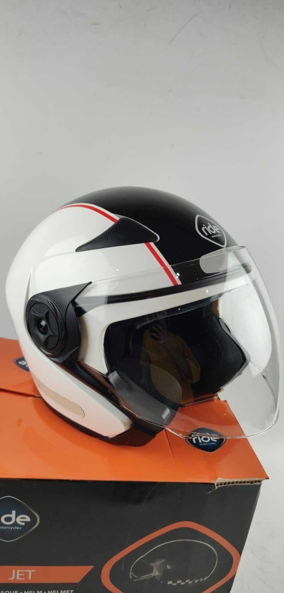 Kask Motocyklowy Cross na motor S Otwarty