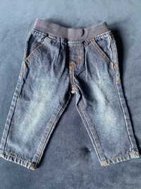 spodnie jeans sztruks i lnianki