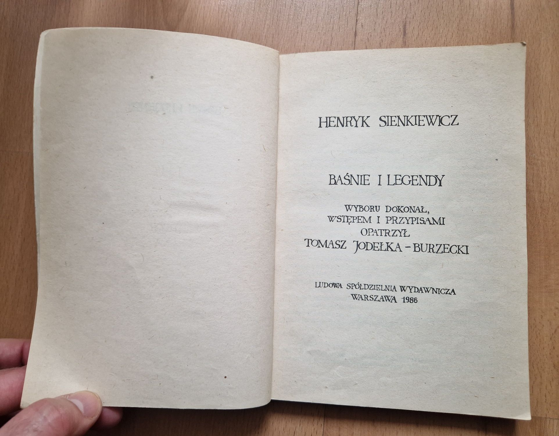 Baśnie i legendy - Henryk Sienkiewicz
