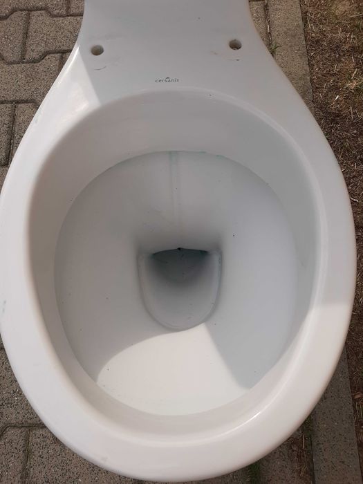 Zestaw WC toaleta kompakt muszla misa odpływ prosty poziomy spłuczka