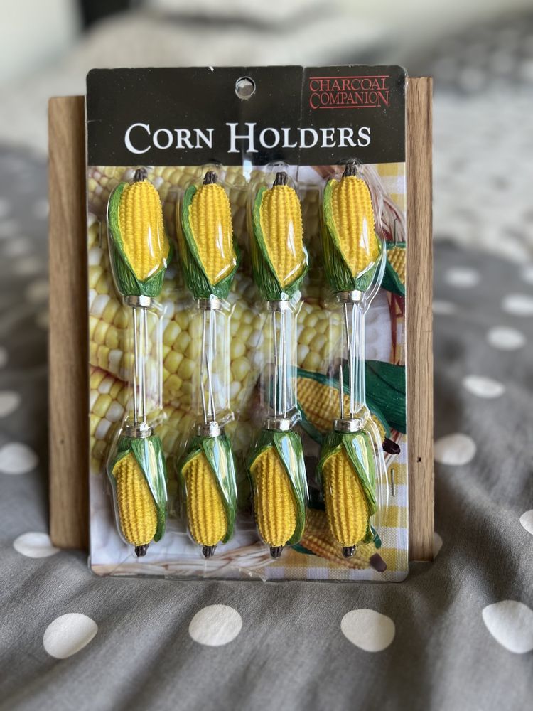 NOWE Widelce wykałaczki sztućce do kukurydzy szpikulce CORN HOLDERS