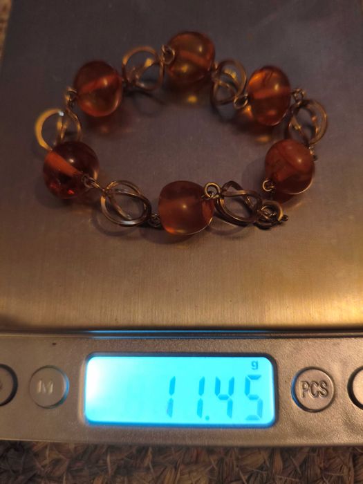 Złota damska bransoletka Art Deco