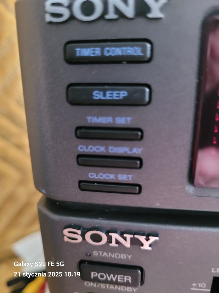 Wieża japońska SONY- kolumny sprzedane(RADIO GRA TYLKO)