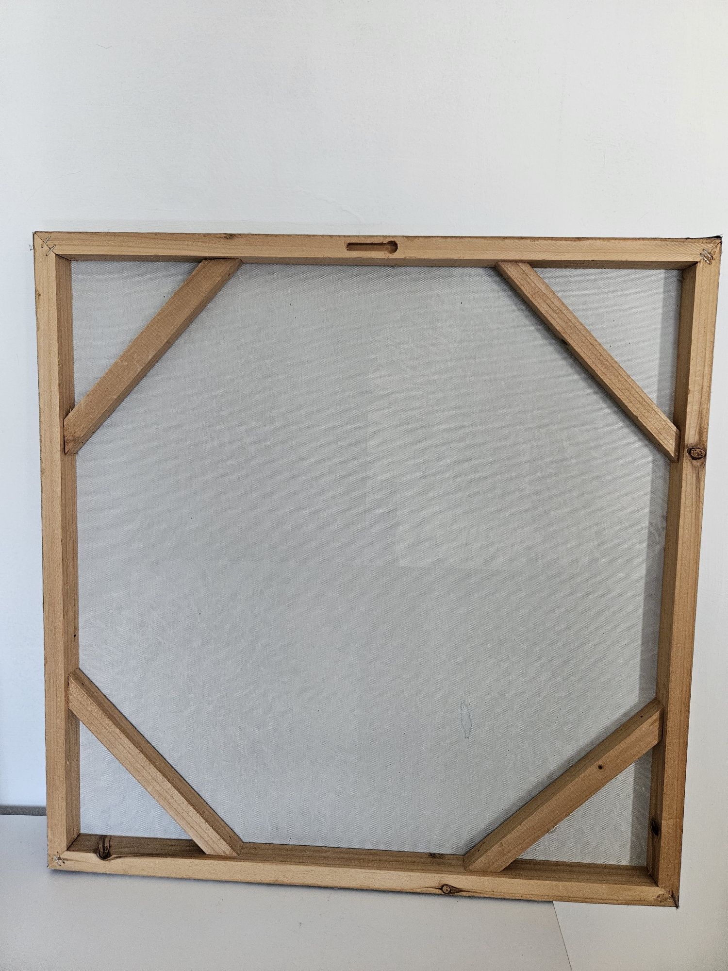 Quadro com flores azul