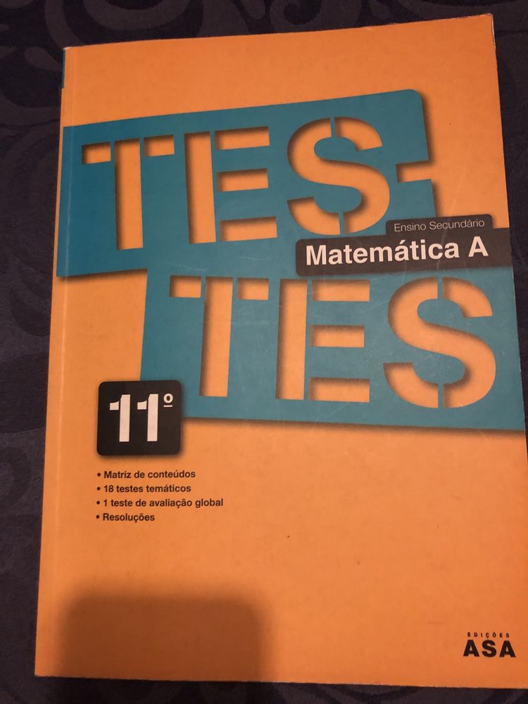 Testes matemática  A 11 ano