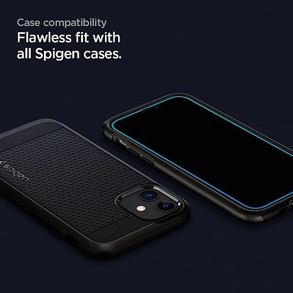 Szkło Hartowane Spigen Alm Glass Fc 2-Pack Iphone 12/12 Pro Black