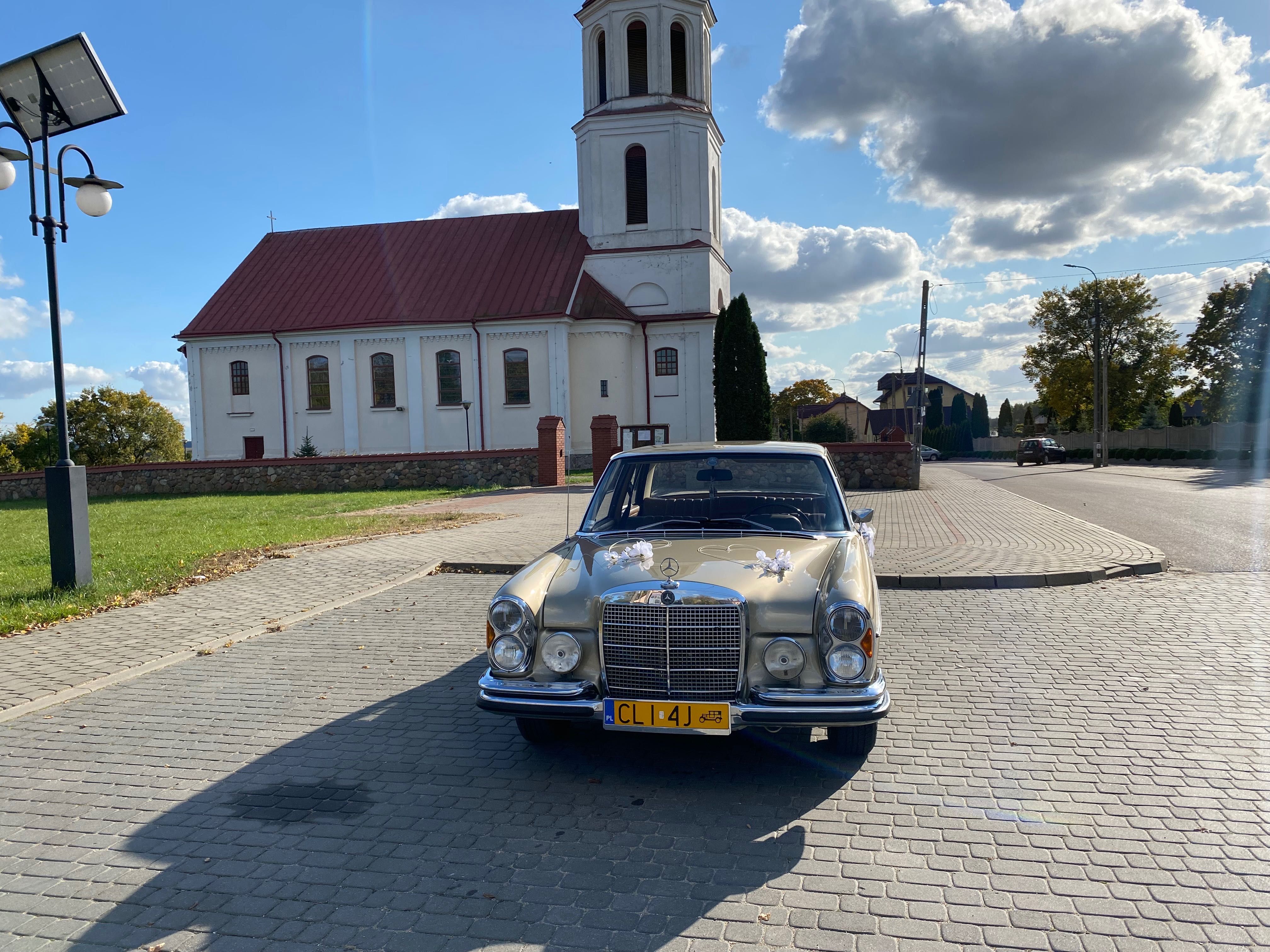 Auto do ślubu Mercedes W108 samochód do ślubu