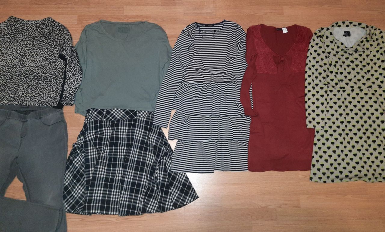 Пакет женских вещей М/L 46-48 платья, юбка, брюки