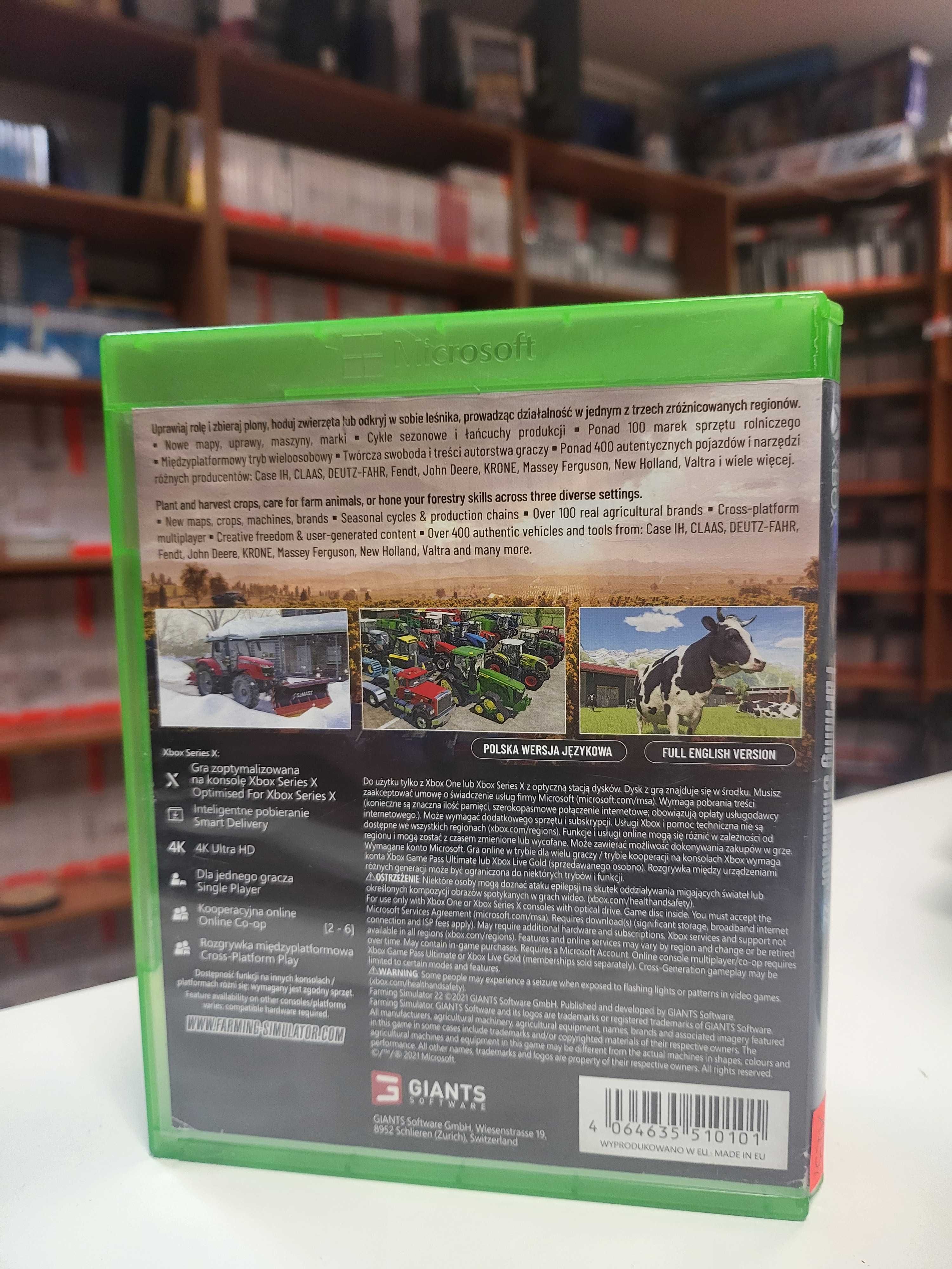 Farming Simulator 22 (X1/XSX) Microsoft Xbox One Series  SklepRetroWWA