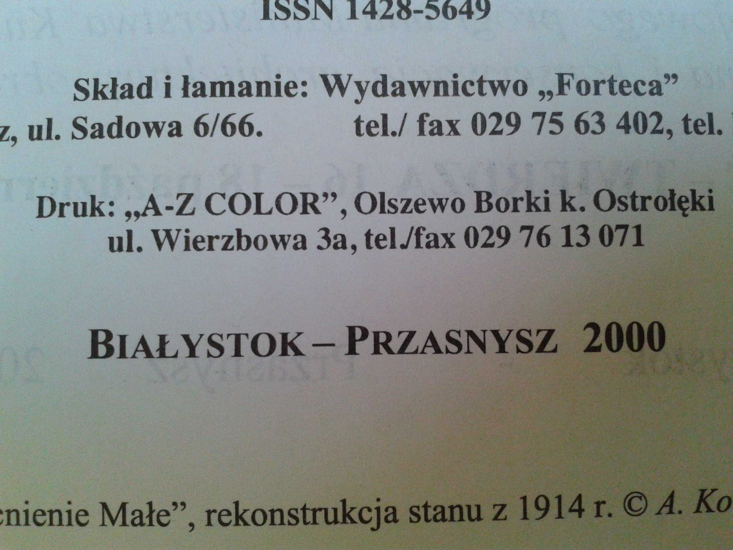 Twierdze i działania wojenne na ziemiach polskich w czasie 1 wojny