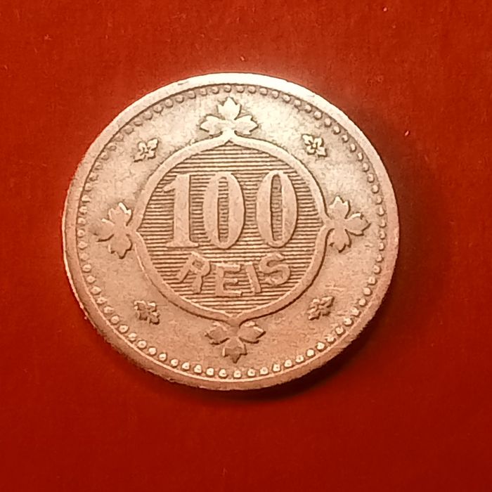 Moeda de 100 reis Carlos l