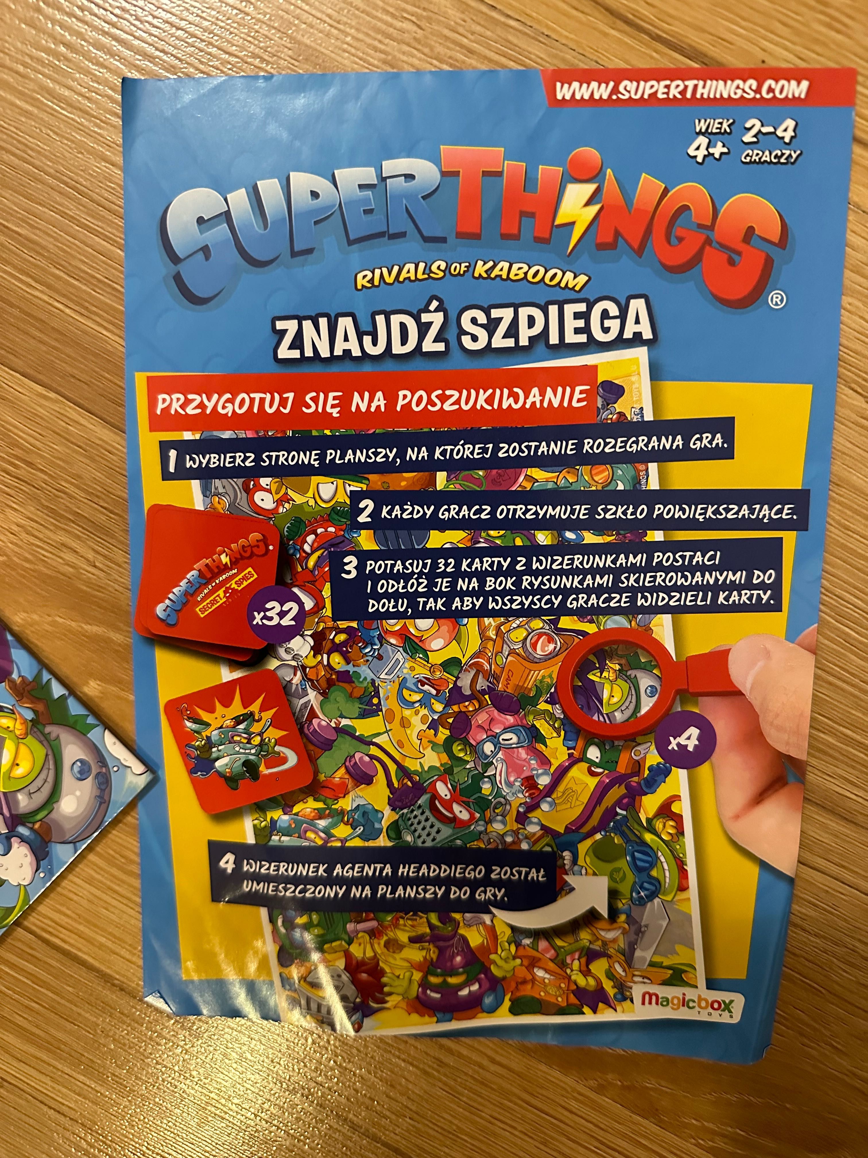 Gra Planszowa SuperThings Zings Znajdź szpiega Secret Spices