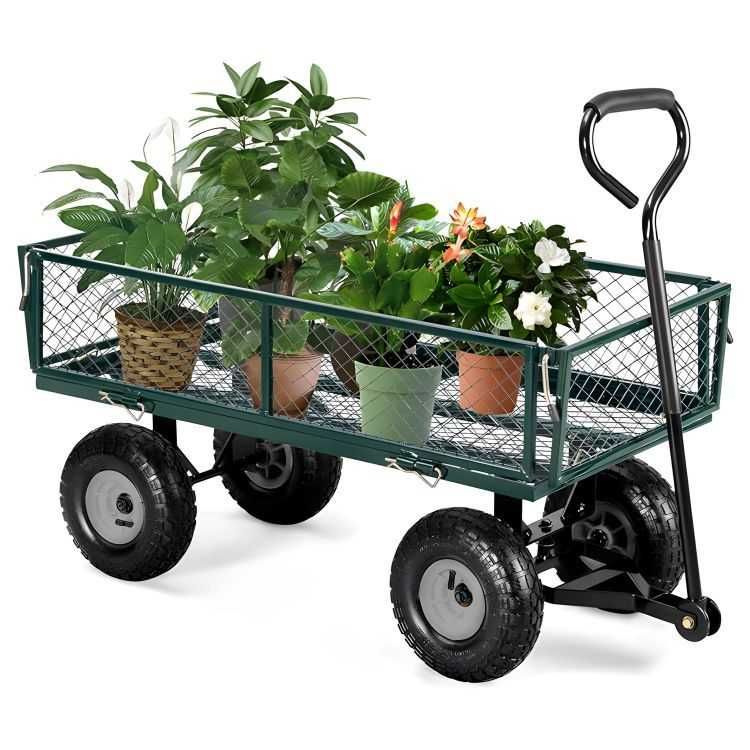 Wózek ogrodowy Transportowy do 200kg Taczka ogrodnicza przyczepka