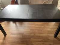 Mesa de madeira preta IKEA
