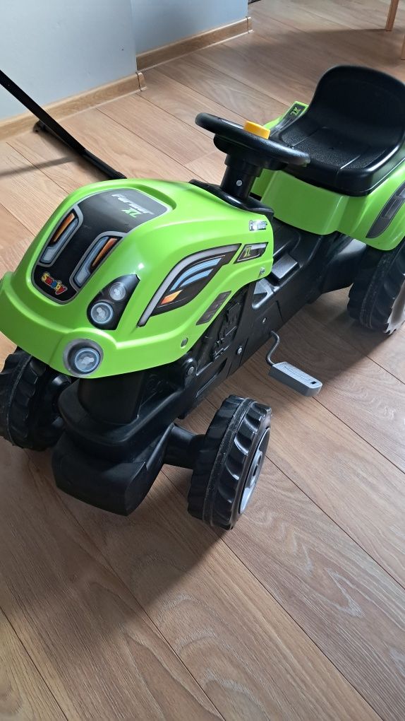Traktor na Pedały Zabawka dla Dzieci z Przyczepą Przyczepa XL Smoby