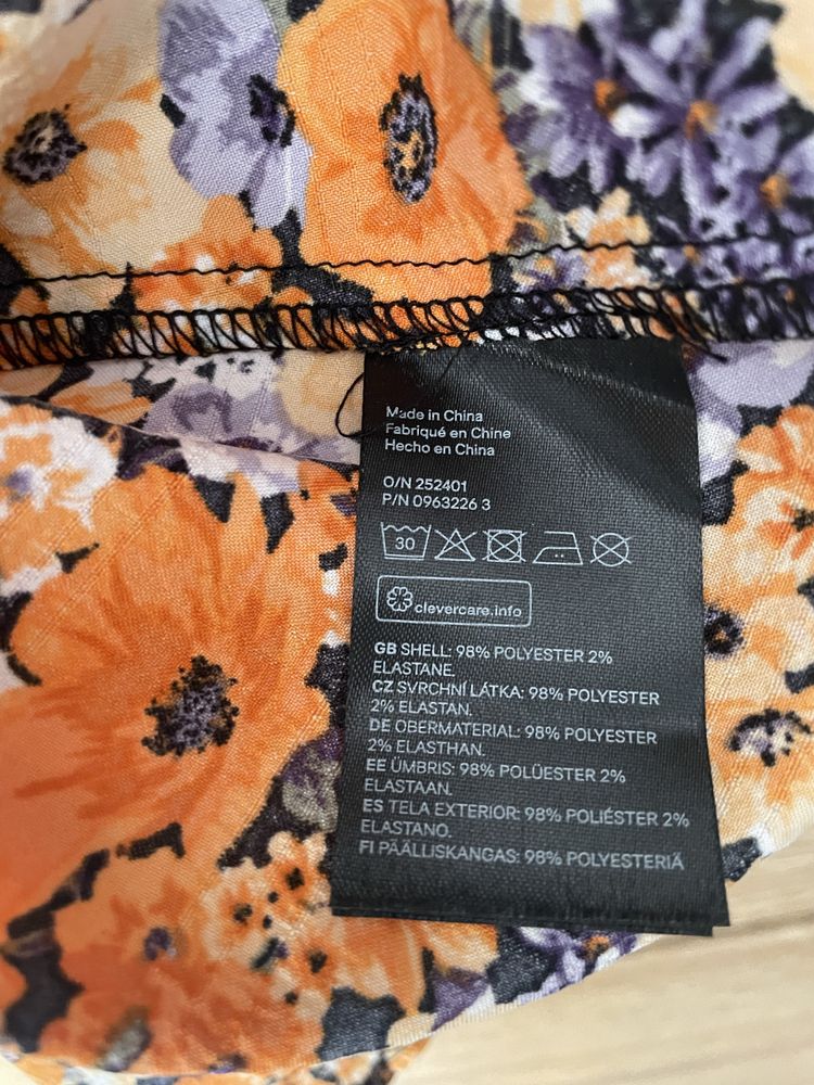 Sukienka letnia kwiaty NOWA h&m krótka