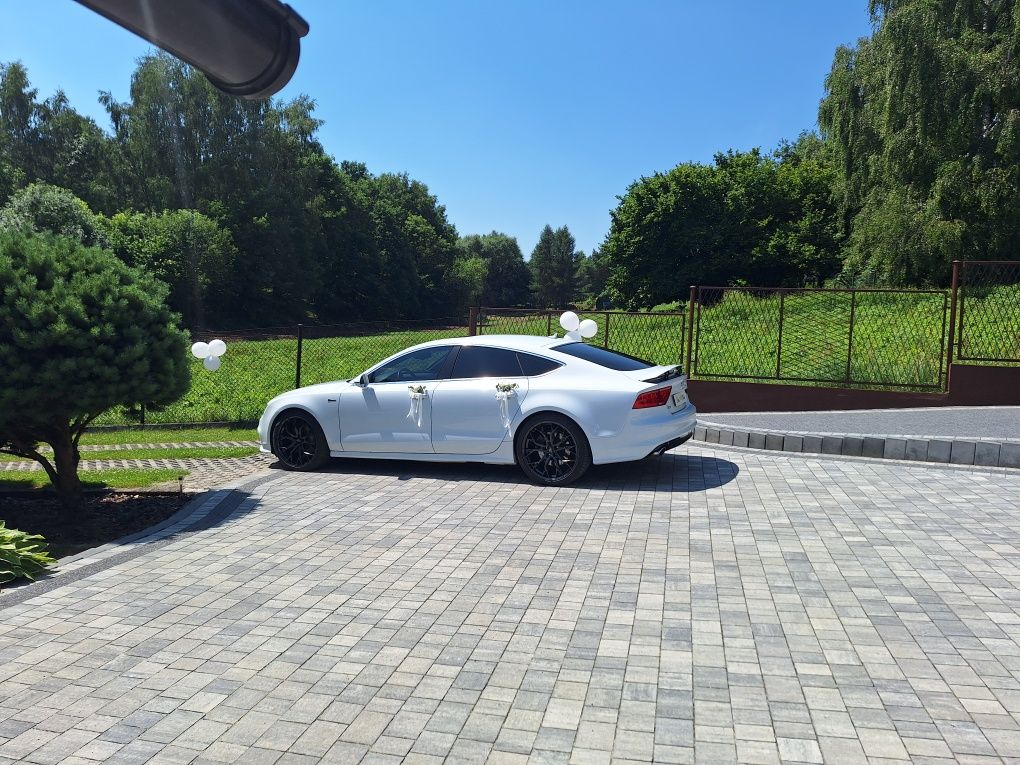Samochód do ślubu Audi A7