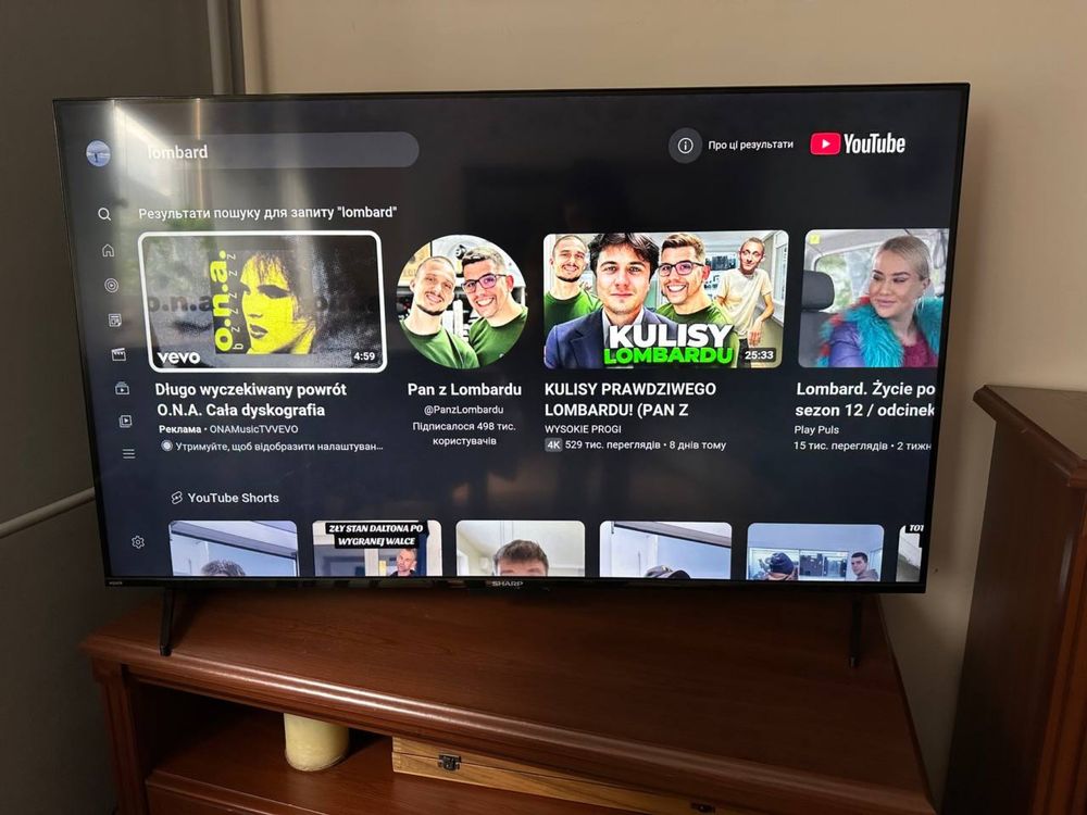 Telewizor Sharp 50 cali 4K HDR Smart LED TV