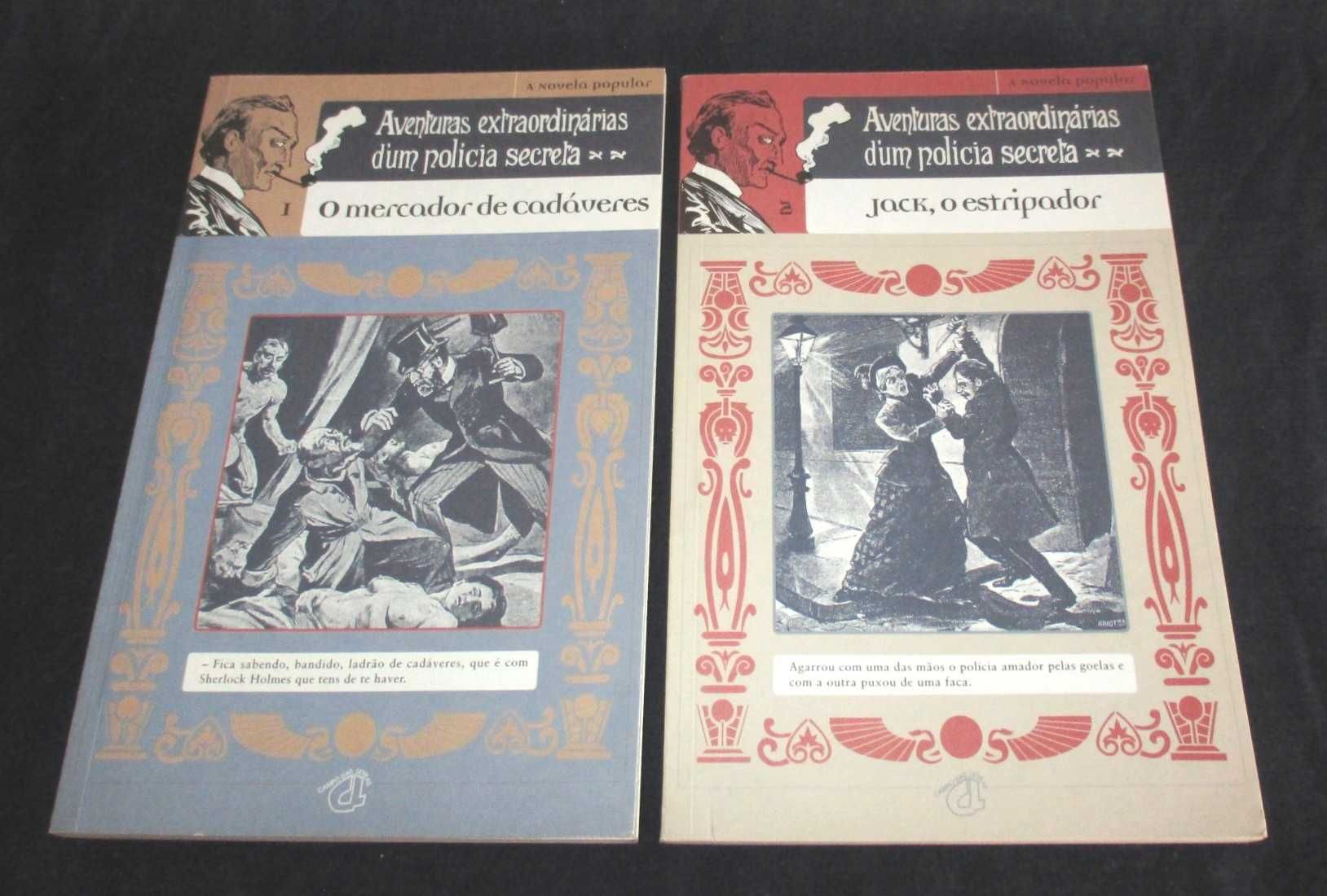 Livros Aventuras extraordinárias d'um polícia secreta 2 volumes