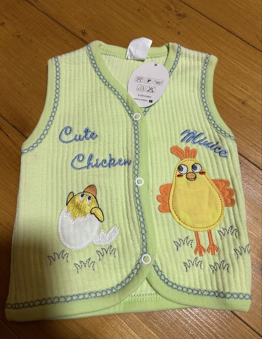 Жилеткa дитячa/ 3-68 місяців/ 100% бавовна