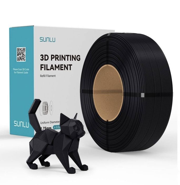 Sunlu PETG refill black