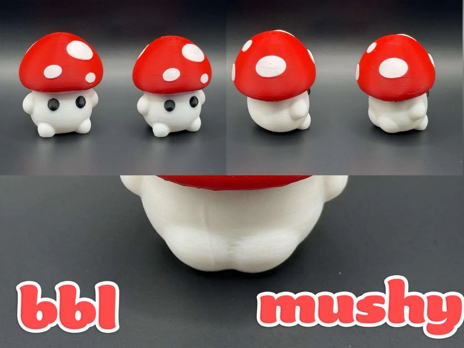 Cogumelo Fofo Chonky Chaps: Mushy! V2