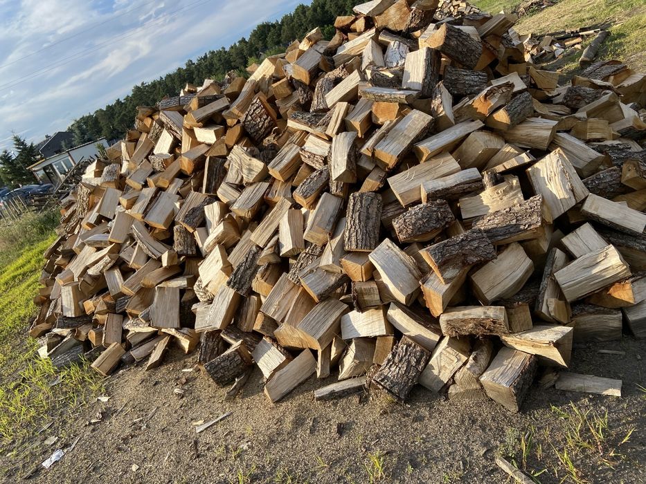 Drewno opałowe suche brzoza, dab, czeremcha,sosna