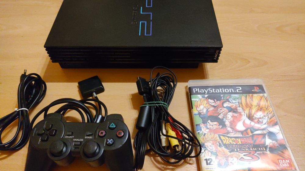 Konsola Sony PlayStation 2 scph 39004 PS2 Fat pad dragon ball 3 plomba