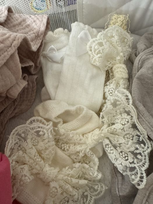 Paczka ciuszków zestaw wyprawka dla noworodka niemowlaka