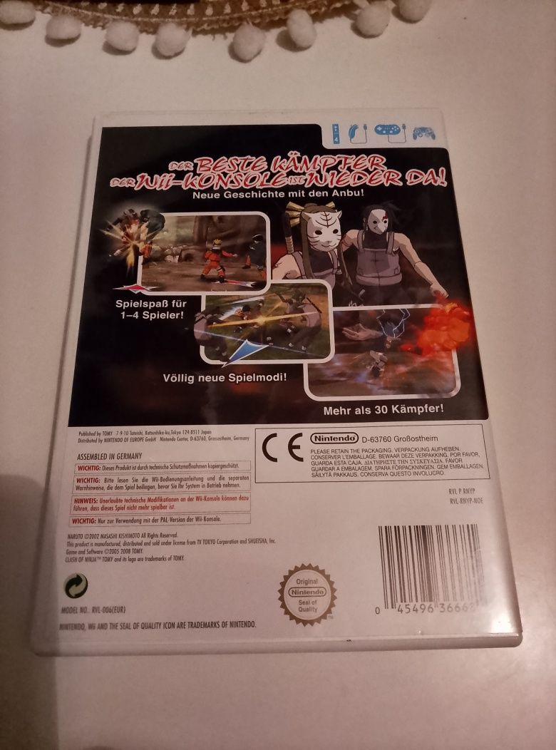 Naruto Clash of ninja revolution 2 Nintendo Wii