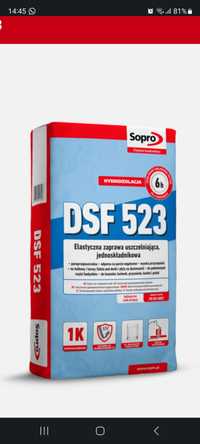 DSF 523 - Elastyczna zaprawa uszczelniająca 1K 20kg