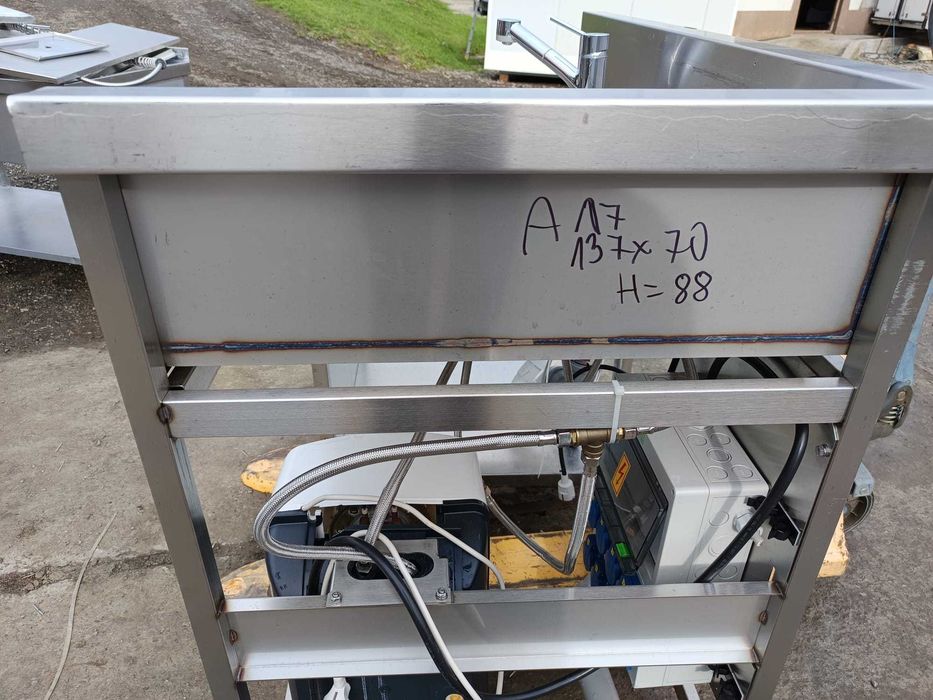 Zlew nierdzewny gastronomiczny Zlewozmywak inox