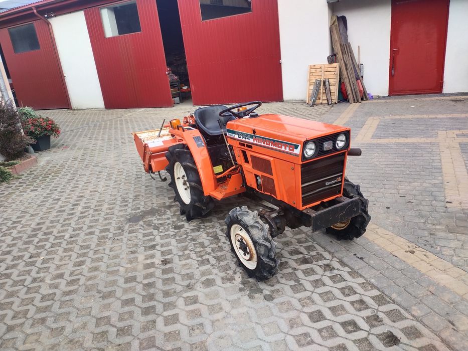 Hinomoto c144+glebogryzarka  mini traktorek ciągniczek ogrodniczy
