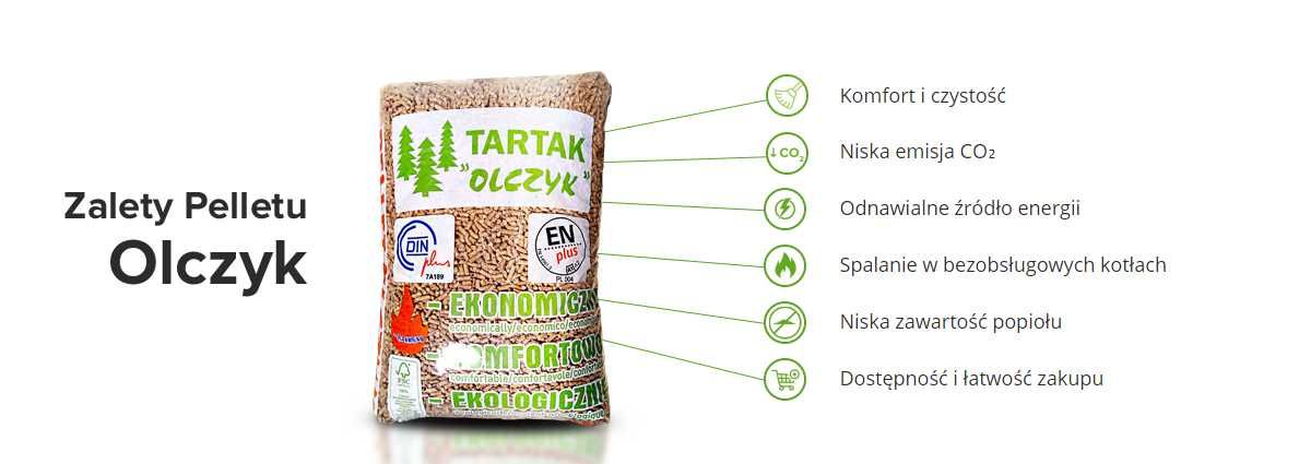 Pellet Olczyk ENplus A1 DINplus 1T.