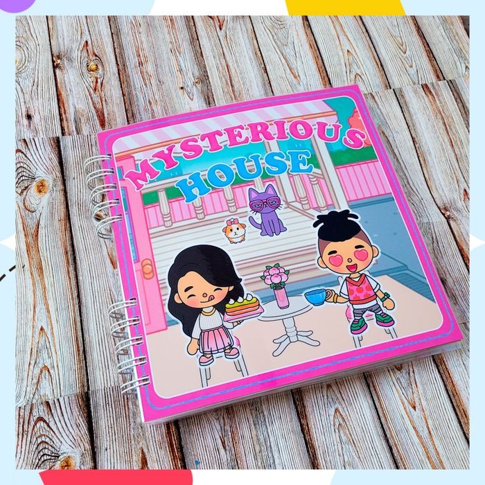 Książka na rzepy Toca Boca, Avatar, Labubu.Lamibook.Prezent dla dzieci