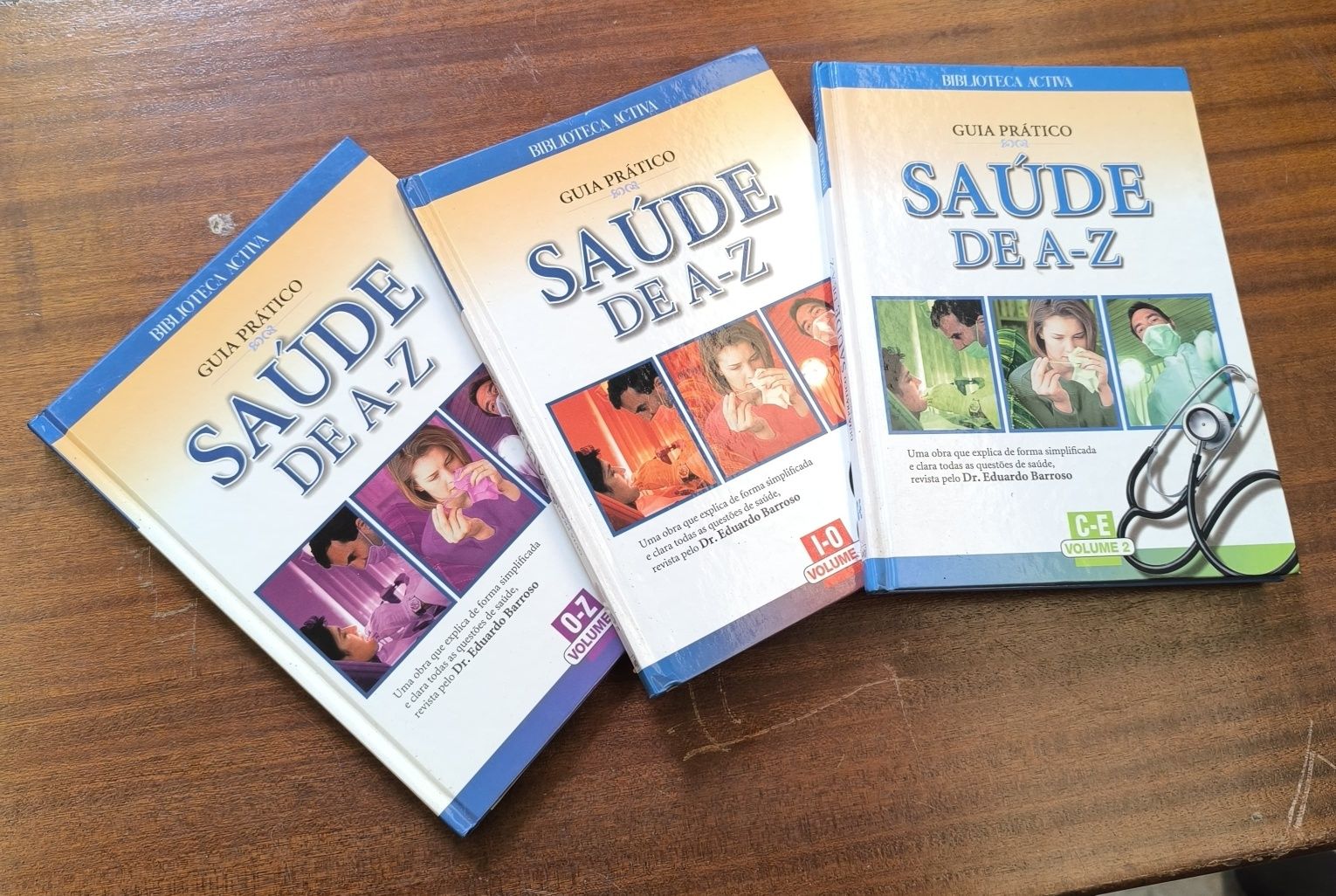 3 livros Saúde de A - Z