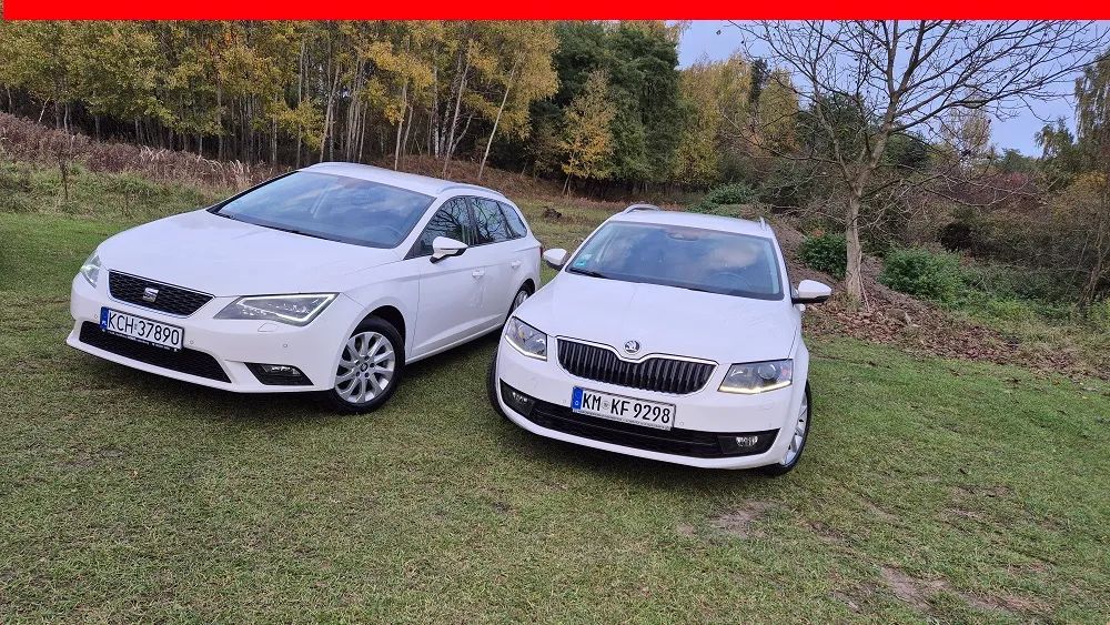 Skoda Octavia 2L-150Km-Bi Xenon Ledy Duża Navi Pół Skóra-Łopatki f1