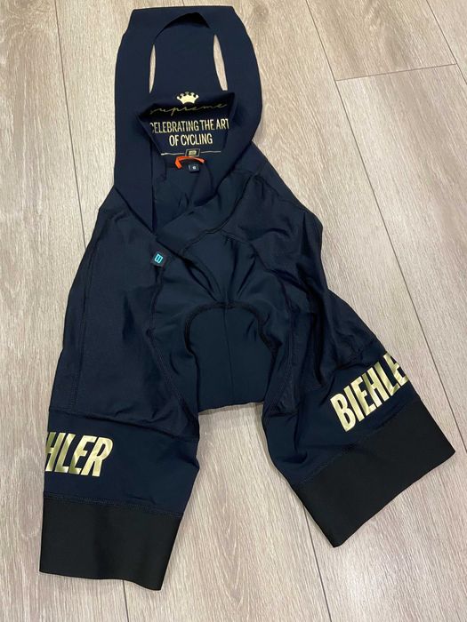 |S-M| Женские Велошорты SYN / Бибшорты Biehler Syndicate Supreme Gold