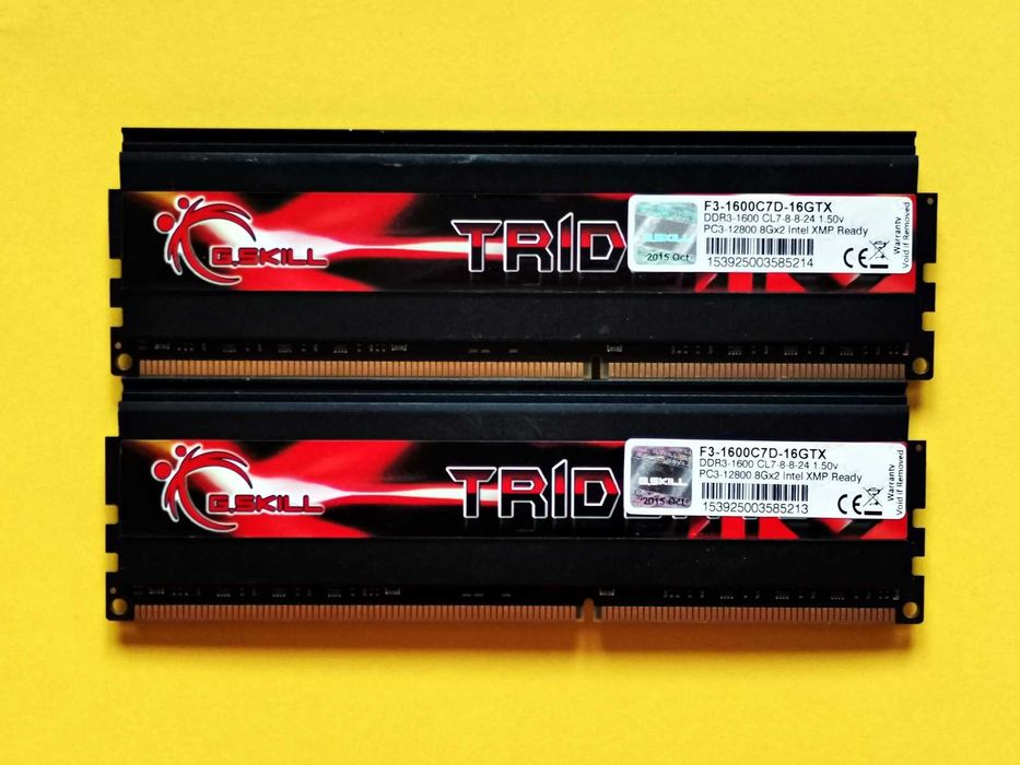 DDR3 16GB G.SkiLL TridenTx 12800 -Komputer