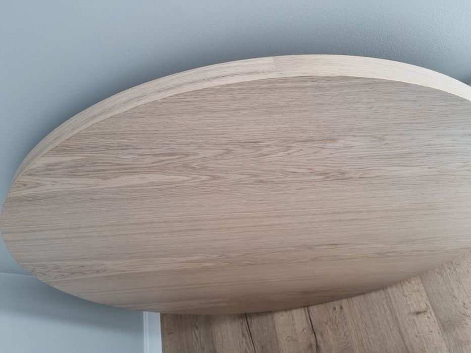 Blat okrągły średnica 100 cm dąb sonoma