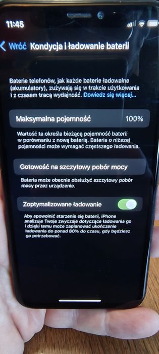 iPhone X bateria 100%
