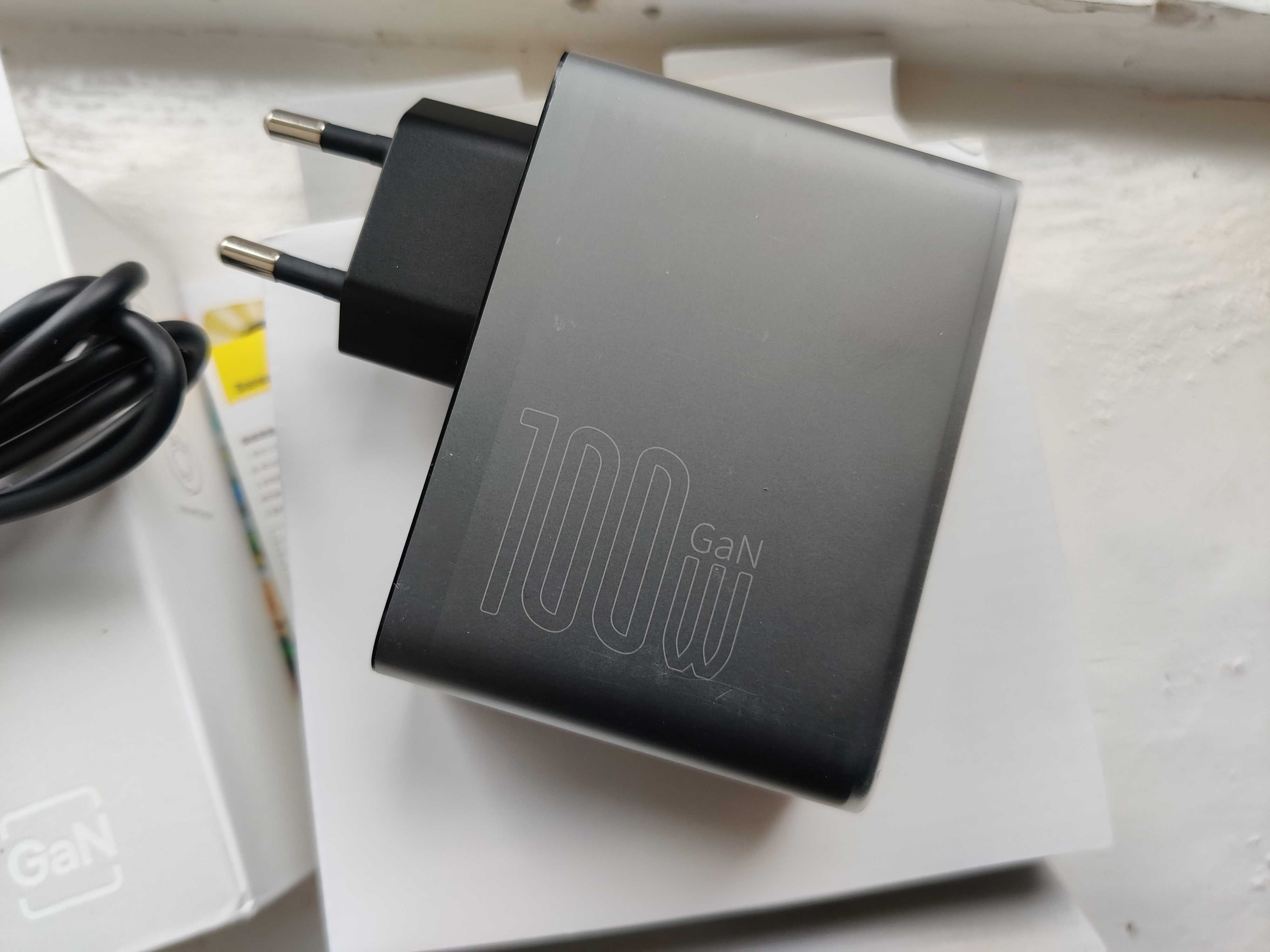 Baseus GaN 5 100W зарядний пристрій USB-C зарядка для MacBook