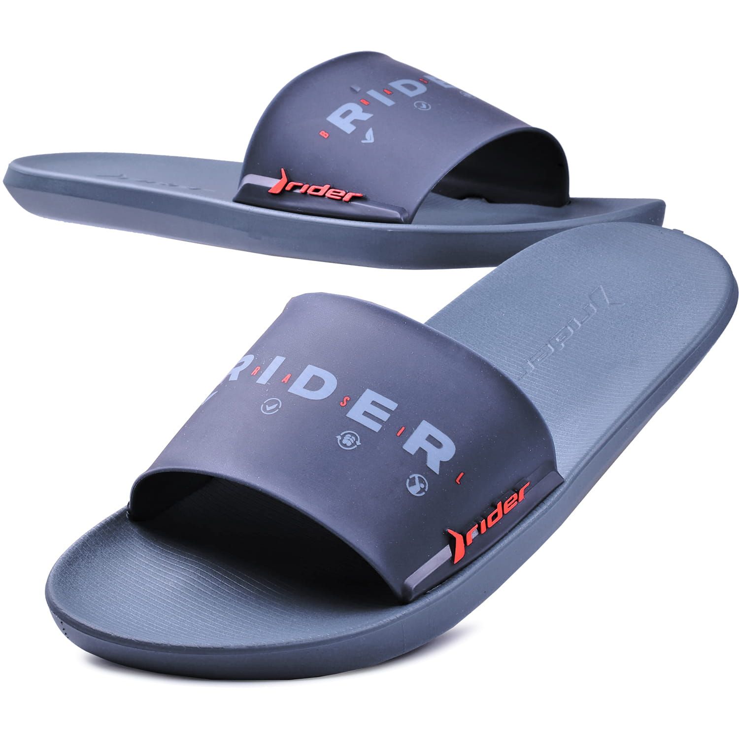 Klapki Męskie Sportowe RIDER Speed Slide granatowe (83420-AJ243) - 43