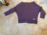 Czyszczenie szafy By insomnia bluza fioletowa typu oversize