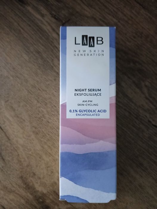 AA LAAB AM:PM Skincycling eksfoliujące serum na noc 0,1% kwas glikolow