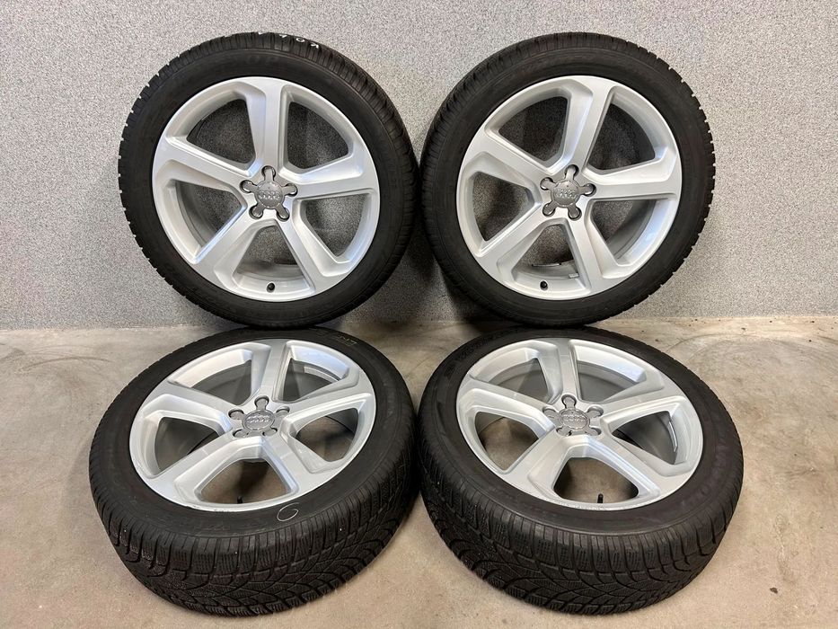 4 KOŁA ZIMOWE AUDI Q5 20&#039;&#039; E8,5J  ET33  5x112 DUNLOP 255/45/20  101V SP WINTER SPORT 3D,A0 AUDI: 8R0 601025 CJ