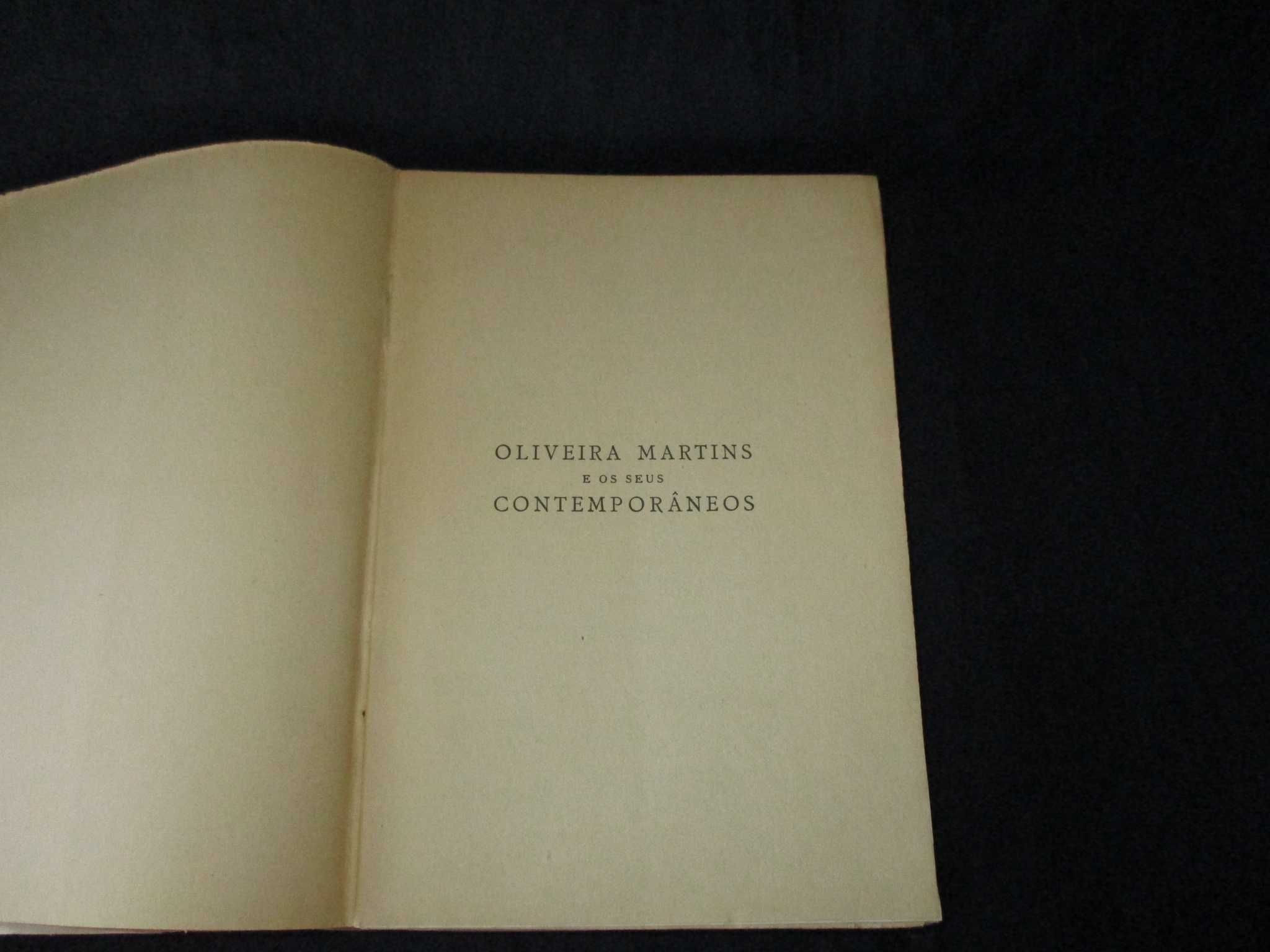 Livro Oliveira Martins e os seus Contemporâneos 1960